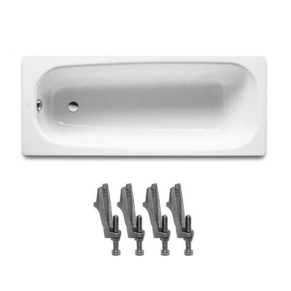 Ванна чугунная ROCA CONTINENTAL A21291200R+A150412330 160см x 70см оборачиваемая с ножками 82665
Ванна чугунная ROCA CONTINENTAL A21291200R+A150412330 160см x 70см оборачиваемая с ножками 82665