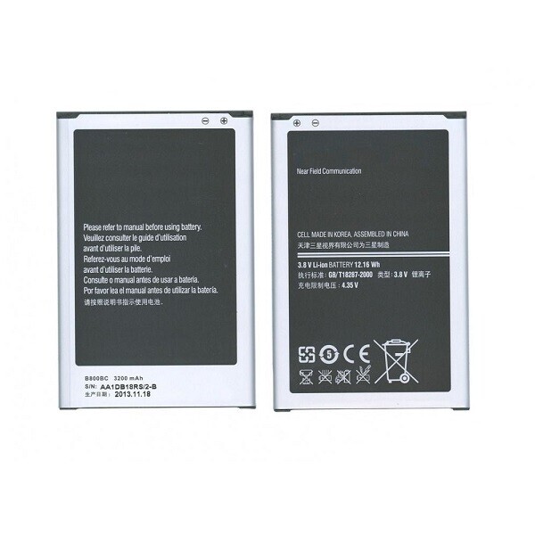 Аккумулятор для Samsung N900 / N9000 Galaxy Note 3 / B9002 / N9005 / N9006 / N9008 / N9009 (B800BK / B800BU / B800BC)
Аккумулятор для Samsung N900 / N9000 Galaxy Note 3 / B9002 / N9005 / N9006 / N9008 / N9009 (B800BK / B800BU / B800BC)