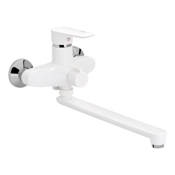Кран в ванную однозахватный с поворотным изливом BRINEX 35W BRIN35W005 белый пластик 76493
Кран в ванную однозахватный с поворотным изливом BRINEX 35W BRIN35W005 белый пластик 76493
