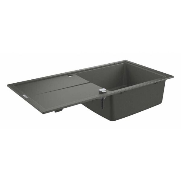 Кухонная мойка керамическая прямоугольная GROHE K400 31641AT0 1000мм x 500мм серый с сифоном 61832
Кухонная мойка керамическая прямоугольная GROHE K400 31641AT0 1000мм x 500мм серый с сифоном 61832