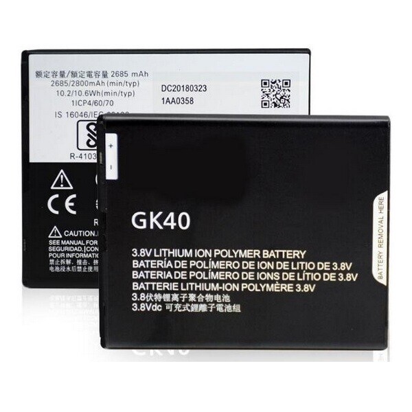 Аккумулятор для Motorola XT1600 / XT1601 / XT1603 / XT1607 / XT1609 / XT1672 / XT1677 / GK40
Аккумулятор для Motorola XT1600 / XT1601 / XT1603 / XT1607 / XT1609 / XT1672 / XT1677 / GK40