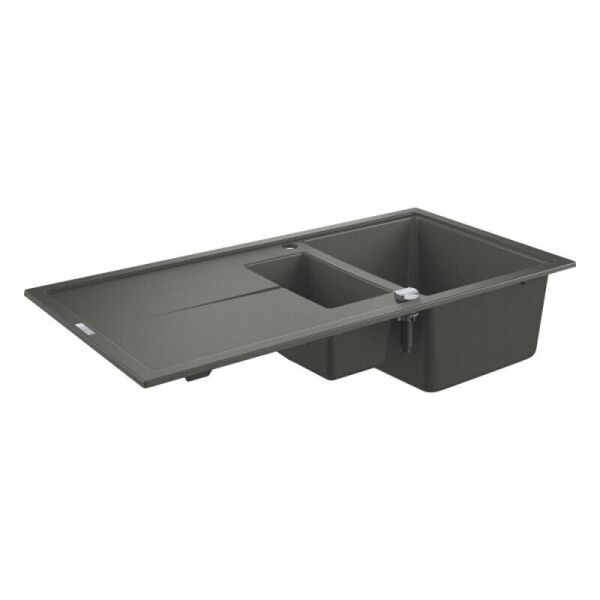 Кухонная мойка керамическая прямоугольная GROHE K400 31642AT0 1000мм x 500мм серый с сифоном 61833
Кухонная мойка керамическая прямоугольная GROHE K400 31642AT0 1000мм x 500мм серый с сифоном 61833