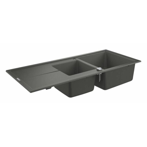 Раковина на кухню гранитная прямоугольная GROHE K400 31643AT0 1160мм x 500мм серый с сифоном 61858
Раковина на кухню гранитная прямоугольная GROHE K400 31643AT0 1160мм x 500мм серый с сифоном 61858