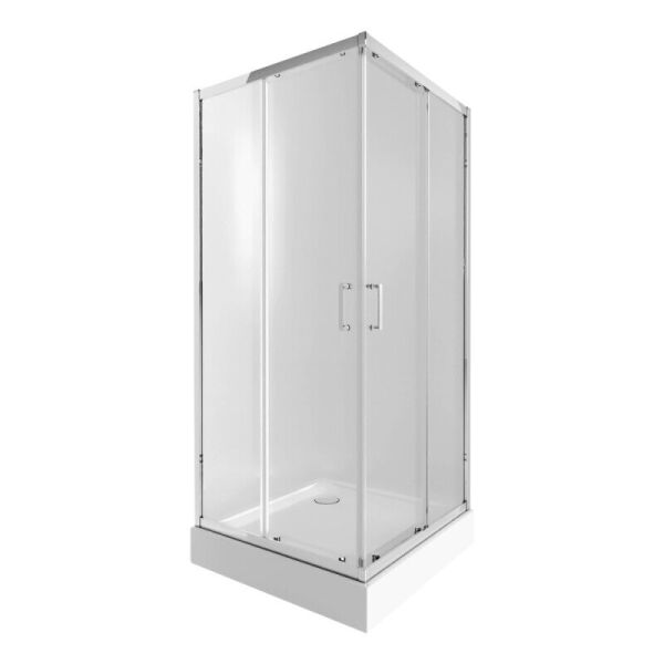 Кабина для душа квадратная c поддоном Q-TAP Taurus TAUCRM1099SC6UNIS309915 90см x 90см хром 75119
Кабина для душа квадратная c поддоном Q-TAP Taurus TAUCRM1099SC6UNIS309915 90см x 90см хром 75119