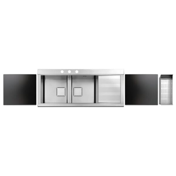 Мойка на кухню нержавейка прямоугольная APELL PD1162IRKITB 1160мм x 500мм матовая 1мм 62735
Мойка на кухню нержавейка прямоугольная APELL PD1162IRKITB 1160мм x 500мм матовая 1мм 62735
