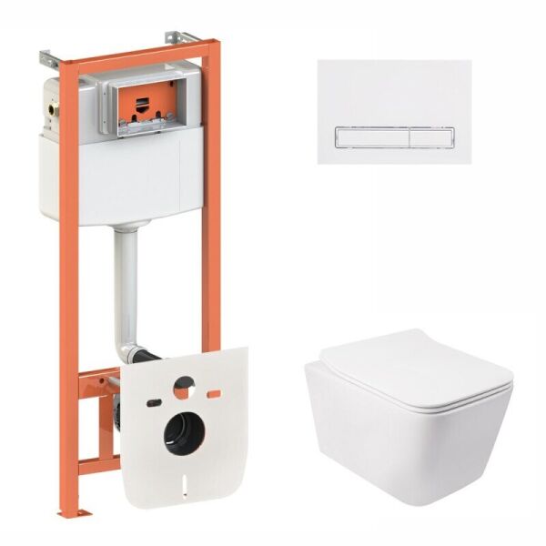 Комплект инсталляции 4 в 1 Q-TAP Nest 0133M425M08V1384W с клавишей и унитазом Q-TAP Crow QT05335170W
Комплект инсталляции 4 в 1 Q-TAP Nest 0133M425M08V1384W с клавишей и унитазом Q-TAP Crow QT05335170W