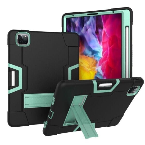 Защитный чехол Deexe Color Kickstand для Apple iPad Pro 12.9 (2020) / iPad Pro 12.9 (2021) - Blue / Green
Защитный чехол Deexe Color Kickstand для Apple iPad Pro 12.9 (2020) / iPad Pro 12.9 (2021) - Blue / Green