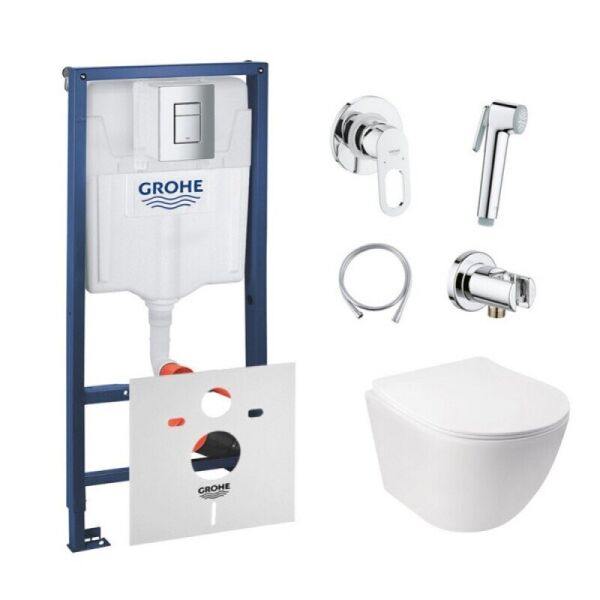 Набор инсталляционная система 5 в 1 GROHE 38772001 с унитазом Q-TAP QT07335176W и смесителем GROHE
Набор инсталляционная система 5 в 1 GROHE 38772001 с унитазом Q-TAP QT07335176W и смесителем GROHE