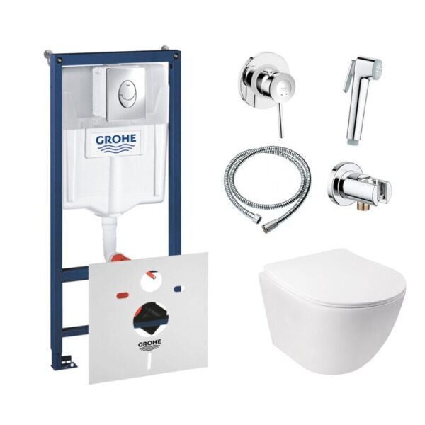 Набор инсталляции 5 в 1 GROHE Rapid SL 38721001 с унитазом Q-TAP Jay QT07335176W и смесителем GROHE
Набор инсталляции 5 в 1 GROHE Rapid SL 38721001 с унитазом Q-TAP Jay QT07335176W и смесителем GROHE