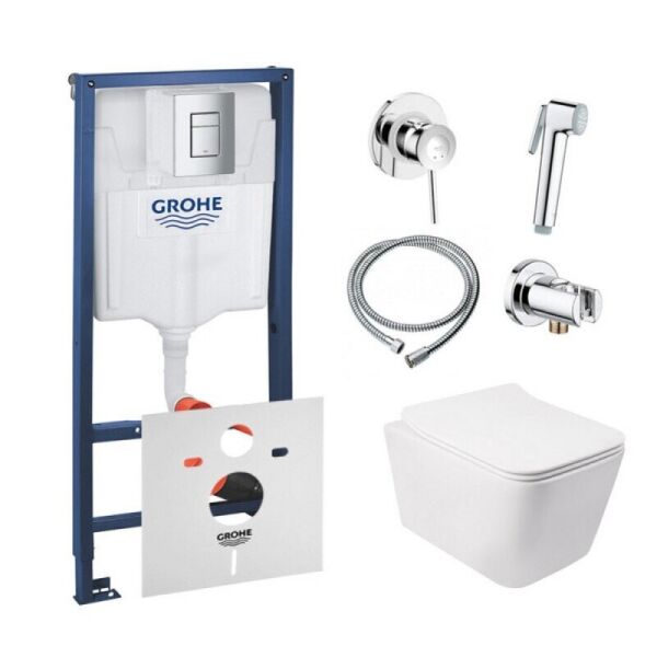 Набор инсталляции 5 в 1 GROHE Rapid SL 38772001 с унитазом Q-TAP Crow QT05335170W и смесителем GROHE
Набор инсталляции 5 в 1 GROHE Rapid SL 38772001 с унитазом Q-TAP Crow QT05335170W и смесителем GROHE