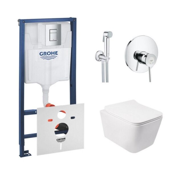 Набор инсталляции 5 в 1 GROHE Rapid SL 38772001 с унитазом Q-TAP Crow QT05335170W и смесителем GROHE
Набор инсталляции 5 в 1 GROHE Rapid SL 38772001 с унитазом Q-TAP Crow QT05335170W и смесителем GROHE