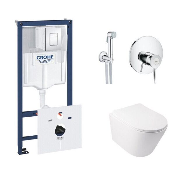 Набор инсталляции 5 в 1 GROHE Rapid SL 38827000 с унитазом Q-TAP Swan QT16335178W и смесителем GROHE
Набор инсталляции 5 в 1 GROHE Rapid SL 38827000 с унитазом Q-TAP Swan QT16335178W и смесителем GROHE
