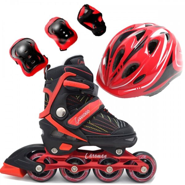 Роликовые коньки детские раздвижные Caroman Combo Pro (защита+шлем) 37-41, Красный (2T3029P)
Роликовые коньки детские раздвижные Caroman Combo Pro (защита+шлем) 37-41, Красный (2T3029P)
