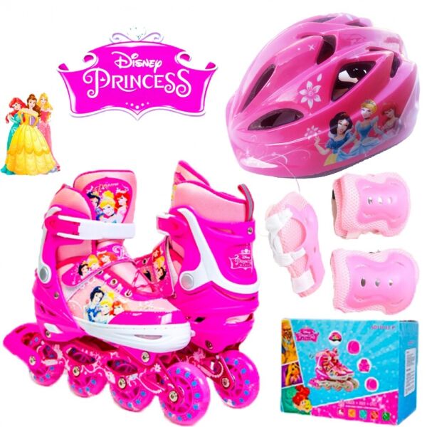 Ролики Комплект роликов Disney Princess6 29-33 Все колеса светятся Защита + Шлем с регулировкой
Ролики Комплект роликов Disney Princess6 29-33 Все колеса светятся Защита + Шлем с регулировкой