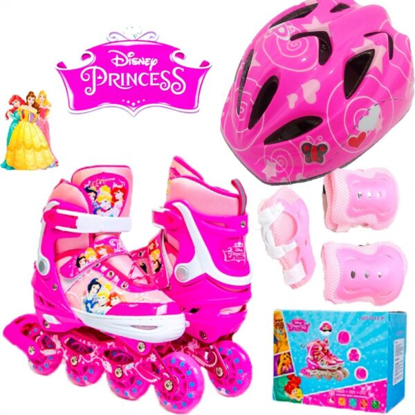 Ролики Комплект роликов Disney Princess7 34-38 Все колеса светятся Защита + Шлем с регулировкой
Ролики Комплект роликов Disney Princess7 34-38 Все колеса светятся Защита + Шлем с регулировкой