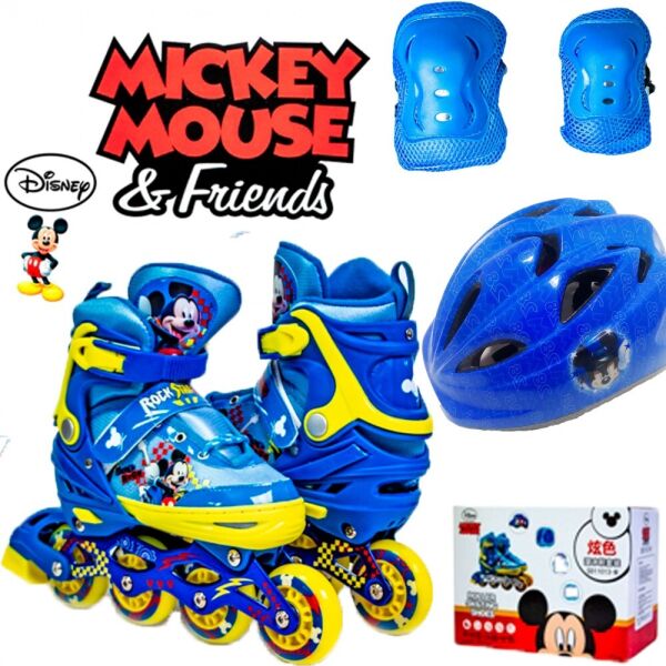 Ролики Комплект роликов Disney Mikey1 29-33 Все колеса светятся Защита + Шлем с регулировкой
Ролики Комплект роликов Disney Mikey1 29-33 Все колеса светятся Защита + Шлем с регулировкой