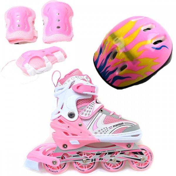 Роликовые коньки Ролики детские Happy Combo EcoLine ( + защита + шлем ) 39-43, Розовый (2T3007E)
Роликовые коньки Ролики детские Happy Combo EcoLine ( + защита + шлем ) 39-43, Розовый (2T3007E)