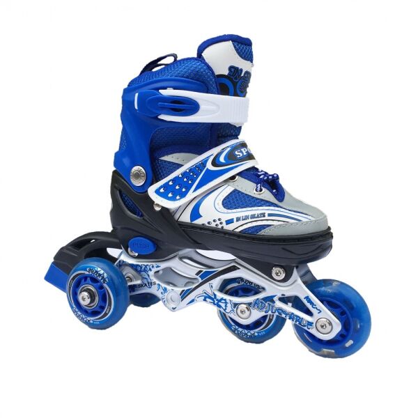 Роликовые коньки Happy PU 29-33, перестановка колес, Синий (2T3006)
Роликовые коньки Happy PU 29-33, перестановка колес, Синий (2T3006)