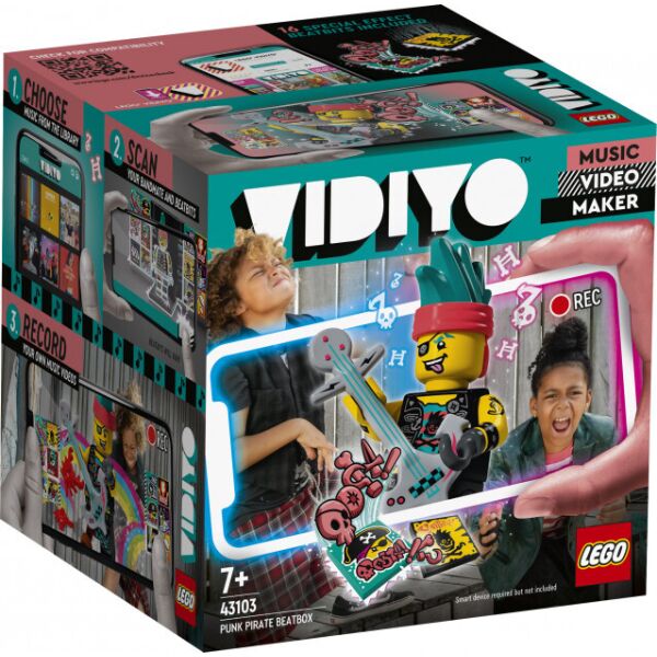 Конструктор LEGO® VIDIYO Punk Pirate BeatBox (Битбокс " Пират-панк ") 73 деталей (43103) (5702016911787)
Конструктор LEGO® VIDIYO Punk Pirate BeatBox (Битбокс " Пират-панк ") 73 деталей (43103) (5702016911787)