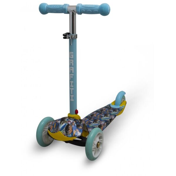 Детский трехколесный самокат Maraton Graffiti с ножным задним тормозом, Голубой
Детский трехколесный самокат Maraton Graffiti с ножным задним тормозом, Голубой