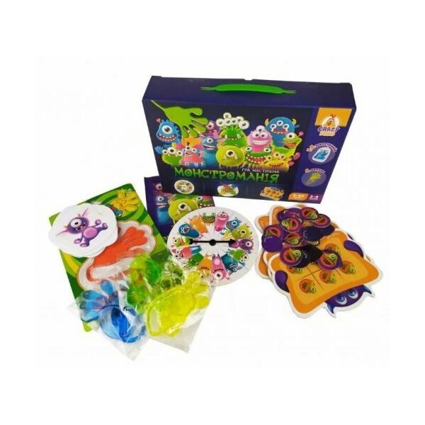 Настольная игра с липунами Монстромания (укр) VT8044-23
Настольная игра с липунами Монстромания (укр) VT8044-23
