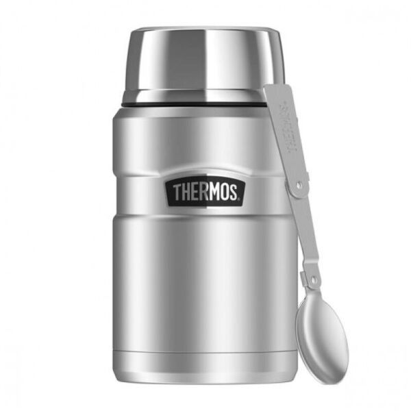 Термос для еды с ложкой Thermos Stainless King Food Flask, Stainless Steel 710 ml (173050)
Термос для еды с ложкой Thermos Stainless King Food Flask, Stainless Steel 710 ml (173050)