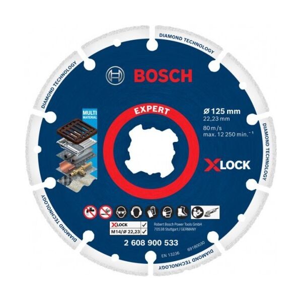 Алмазный отрезной круг по металлу Bosch Diamond Metal Wheel X-LOCK 125x22.23 мм (2608900533)
Алмазный отрезной круг по металлу Bosch Diamond Metal Wheel X-LOCK 125x22.23 мм (2608900533)