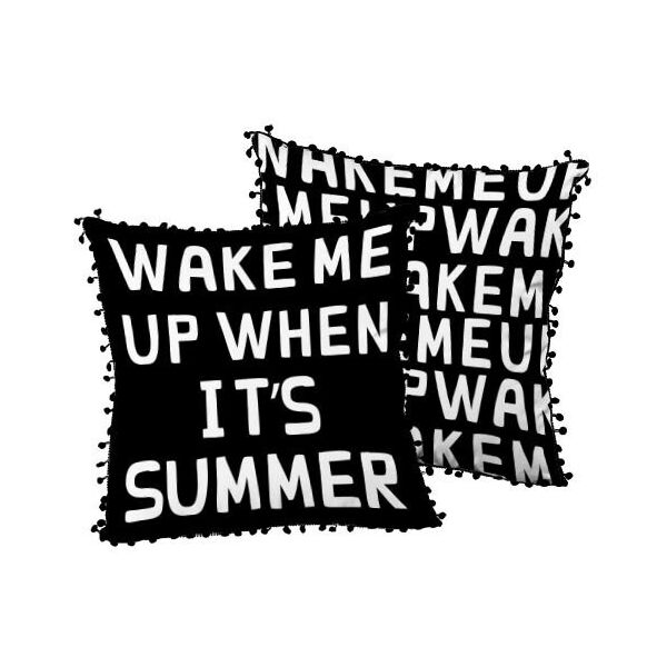 Подушка декоративная шелковая с помпонами Presentville Wake me up when it`s summer 45x45 см
Подушка декоративная шелковая с помпонами Presentville Wake me up when it`s summer 45x45 см