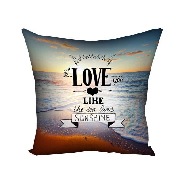 Подушка с принтом Presentville I love you like the sea loves sunshine на фоне моря 30x30 см
Подушка с принтом Presentville I love you like the sea loves sunshine на фоне моря 30x30 см