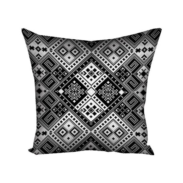 Подушка с принтом Presentville Украинский серый орнамент 50x50 см
Подушка с принтом Presentville Украинский серый орнамент 50x50 см