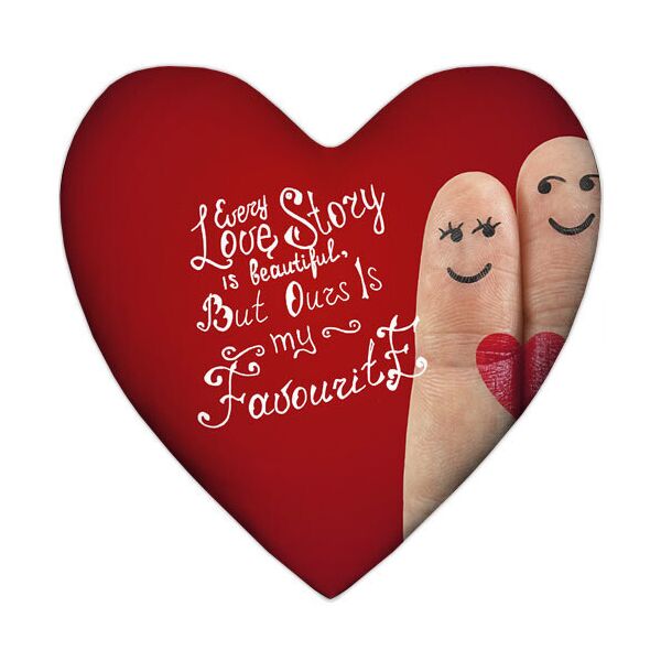 Подушка сердце Presentville Every love story is beautiful, but ours is my favourite 37x37 см
Подушка сердце Presentville Every love story is beautiful, but ours is my favourite 37x37 см