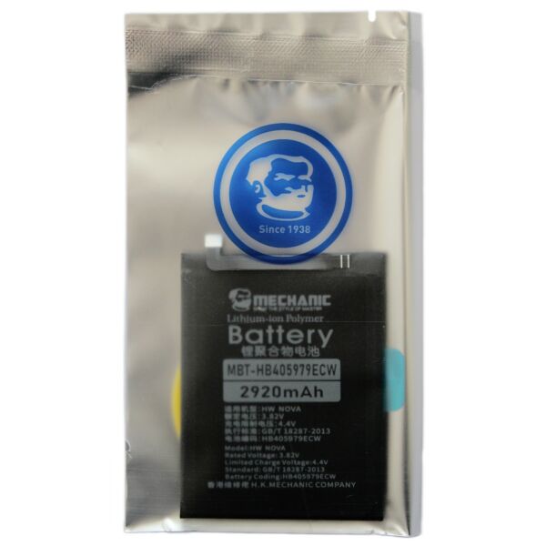 Аккумулятор MECHANIC HB405979ECW (3020mAh) для Huawei Y5 2018 / Y6 Pro 2017 / Nova / Y6 2019
Аккумулятор MECHANIC HB405979ECW (3020mAh) для Huawei Y5 2018 / Y6 Pro 2017 / Nova / Y6 2019