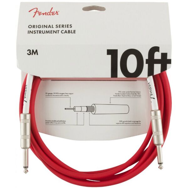 Кабель инструментальный Fender Original Series Instrument Cable 3m (10ft) 0990510010
Кабель инструментальный Fender Original Series Instrument Cable 3m (10ft) 0990510010