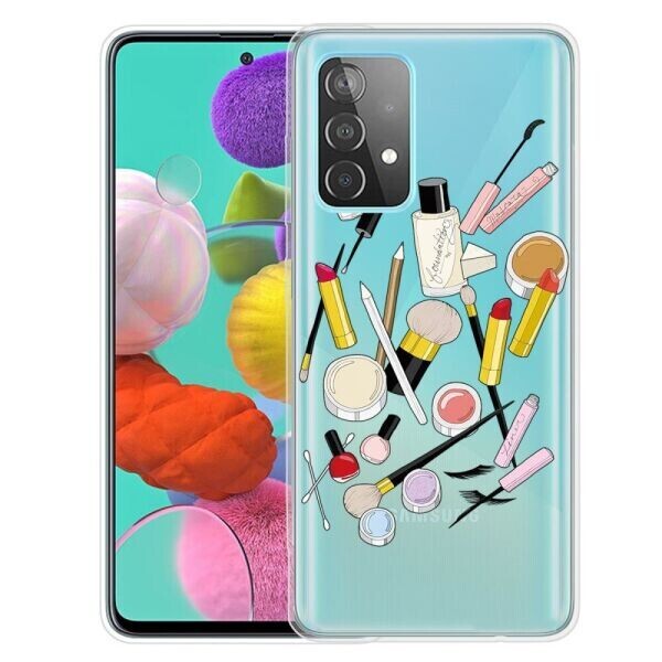 Силиконовый (TPU) чехол Deexe Pretty Glossy для Samsung Galaxy A52 (A525) - Makeups
Силиконовый (TPU) чехол Deexe Pretty Glossy для Samsung Galaxy A52 (A525) - Makeups