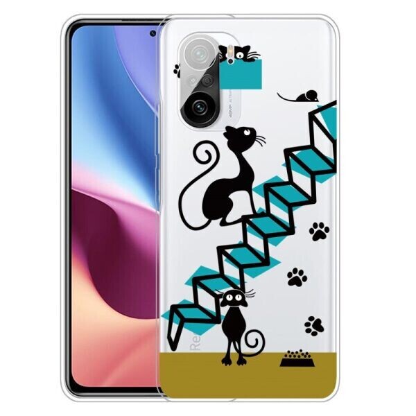 Силиконовый (TPU) чехол Deexe Pretty Glossy для Xiaomi Poco F3 / Redmi K40 / Redmi K40 Pro - Cat and Stair
Силиконовый (TPU) чехол Deexe Pretty Glossy для Xiaomi Poco F3 / Redmi K40 / Redmi K40 Pro - Cat and Stair