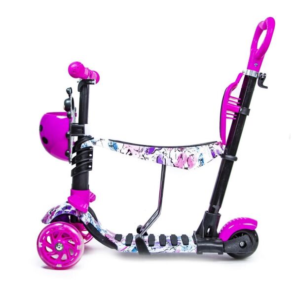 Самокат с сидением и родительской ручкой 5in1 Scooter Маки с ограничителем, светящиеся колеса
Самокат с сидением и родительской ручкой 5in1 Scooter Маки с ограничителем, светящиеся колеса