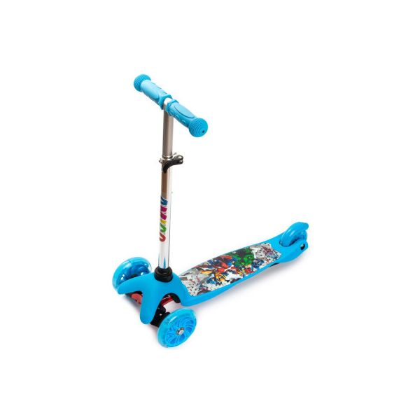 Самокат трехколесный Drift, голубой, диаметр колес 125 мм
Самокат трехколесный Drift, голубой, диаметр колес 125 мм
