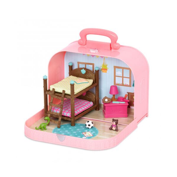 Игровой набор Li'l Woodzeez Кейс розовый (Двухъярусная кровать) с аксессуарами (WZ6597Z)
Игровой набор Li'l Woodzeez Кейс розовый (Двухъярусная кровать) с аксессуарами (WZ6597Z)