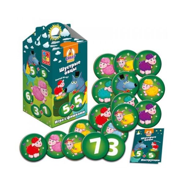 Настольная игра Шустрые овцы. Хватай 10-ку! (рус) VT8033-01
Настольная игра Шустрые овцы. Хватай 10-ку! (рус) VT8033-01