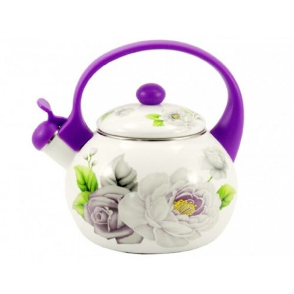 Чайник эмалированный Interos VIOLET HANDLE РОЗА 2,2 л со свистком пластиковая ручка 2/L (79574) ITR
Чайник эмалированный Interos VIOLET HANDLE РОЗА 2,2 л со свистком пластиковая ручка 2/L (79574) ITR