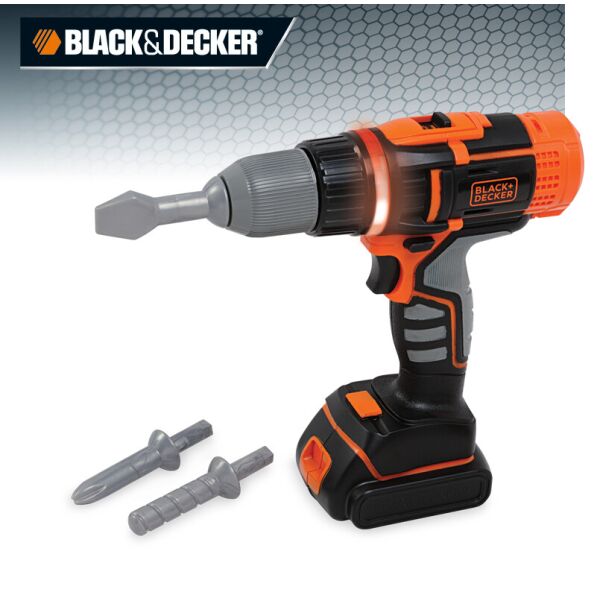 Игрушечная аккумуляторная Дрель Black and Decker для мальчиков с 3 насадками и переключателем хода, Smoby
Игрушечная аккумуляторная Дрель Black and Decker для мальчиков с 3 насадками и переключателем хода, Smoby