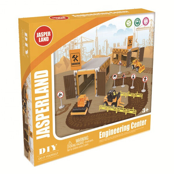 Игровой набор Jasperland Engineering Center, 36 деталей: парковка спецтехники, 2 машинки, 8 заграждений и 6 дорожных знаков
Игровой набор Jasperland Engineering Center, 36 деталей: парковка спецтехники, 2 машинки, 8 заграждений и 6 дорожных знаков