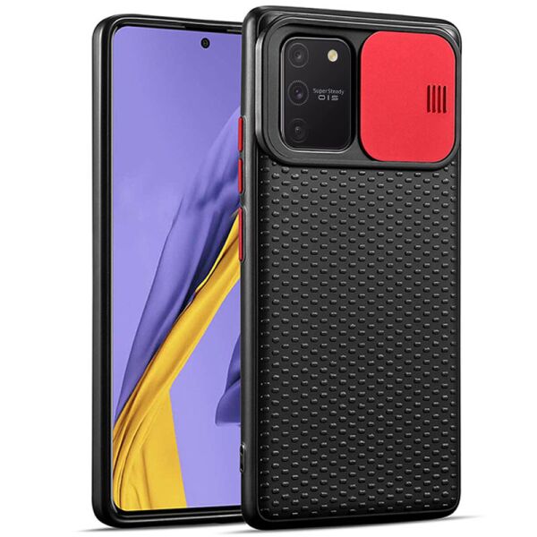 Чехол Camshield Black TPU со шторкой защищающей камеру для Samsung Galaxy S10 Lite Черный / Красный (7037283)
Чехол Camshield Black TPU со шторкой защищающей камеру для Samsung Galaxy S10 Lite Черный / Красный (7037283)