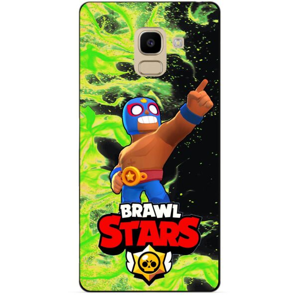 Силиконовый бампер чехол Candy для Samsung J6 Galaxy J600 с Героем Brawl Stars Эль Примо
Силиконовый бампер чехол Candy для Samsung J6 Galaxy J600 с Героем Brawl Stars Эль Примо