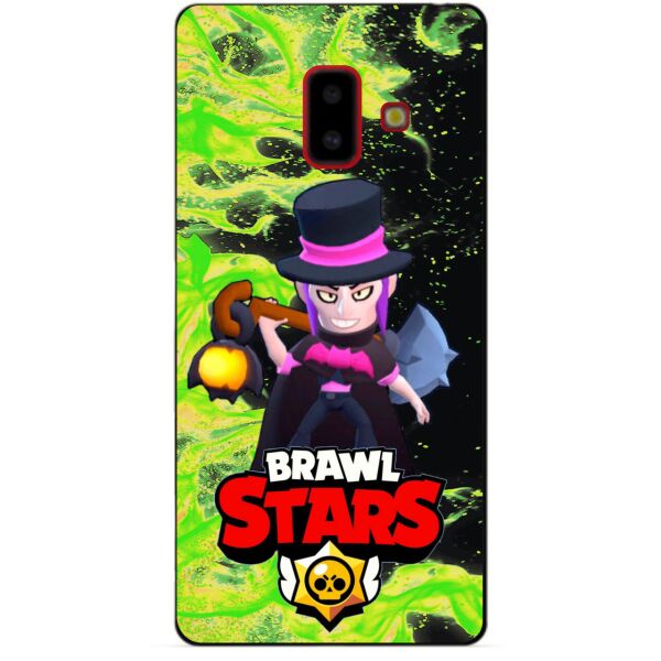 Силиконовый бампер чехол Candy для Samsung J6 Plus Galaxy J610 с Героем Brawl Stars Мортис
Силиконовый бампер чехол Candy для Samsung J6 Plus Galaxy J610 с Героем Brawl Stars Мортис