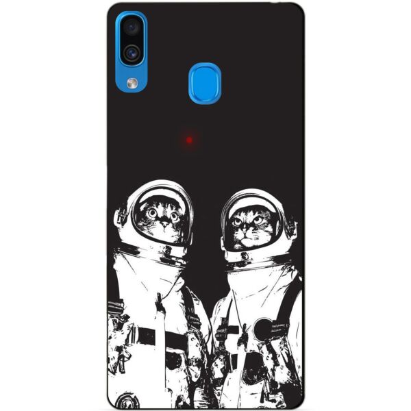 Бампер силиконовый чехол Candy для Samsung A30 2019 Galaxy A305f с рисунком Коты космонавты 
Бампер силиконовый чехол Candy для Samsung A30 2019 Galaxy A305f с рисунком Коты космонавты