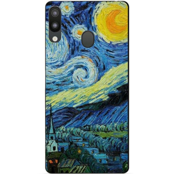 Силиконовый чехол Candy для Samsung M20 2019 Galaxy M205f с рисунком Лунная Ночь