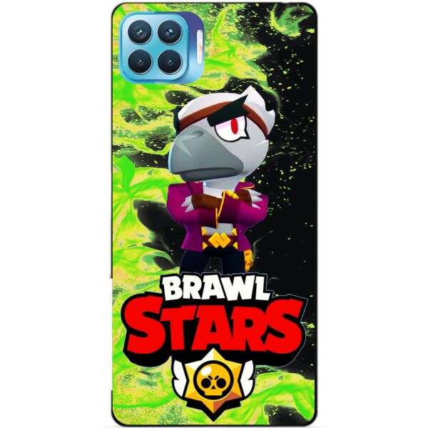 Силиконовый бампер чехол Candy для Oppo Reno 4 Lite с Героем Бравл Старс Белый Ворон
Силиконовый бампер чехол Candy для Oppo Reno 4 Lite с Героем Бравл Старс Белый Ворон