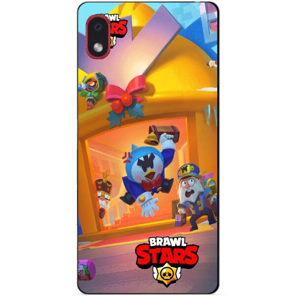 Силиконовый бампер чехол Candy для Samsung A01 Core Brawl Stars Веселые каникулы Мистер П.
Силиконовый бампер чехол Candy для Samsung A01 Core Brawl Stars Веселые каникулы Мистер П.