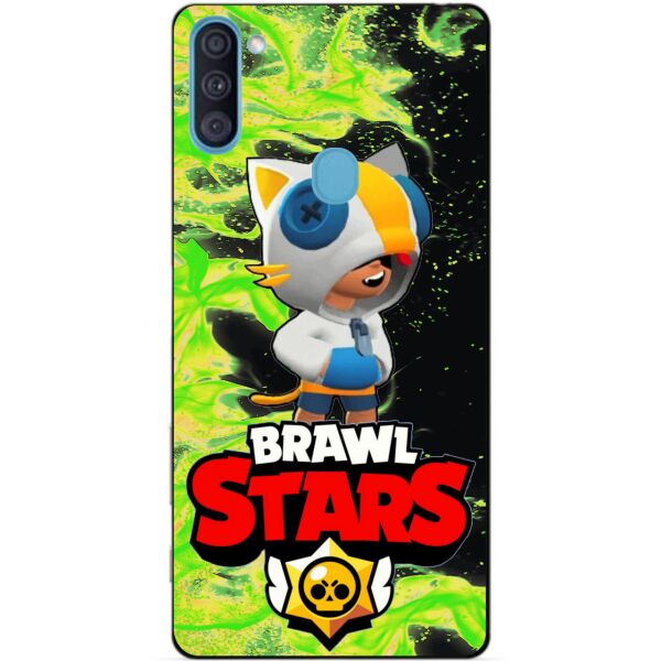Силиконовый бампер чехол Candy для Samsung A11 Galaxy A115f с Героем Brawl Stars Леон Кот
Силиконовый бампер чехол Candy для Samsung A11 Galaxy A115f с Героем Brawl Stars Леон Кот